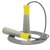 Скакалка PowerPlay 4206 серо-желтая (PP_4206_Grey/Yellow), Цвет: Серо-жёлтый