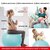 М'яч для фітнесу (фітбол) PowerPlay 4001 Ø75 cm Gymball Зелений + насос (PP_4001_75_Green), зображення 4