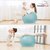 М'яч для фітнесу (фітбол) PowerPlay 4001 Ø75 cm Gymball Зелений + насос (PP_4001_75_Green), зображення 6