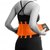 Пояс компрессионный MadMax MFA-277 Slimming belt Black/neon orange M (MFA-277-ORG_M), Размер: M, Цвет: Оранжевый