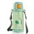 Бутылка для воды Casno 690 мл KXN-1219 Зеленая Зебра с соломинкой Tritan (KXN-1219_Green), Цвет: Green