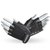 Перчатки для фитнеса MadMax MFG-251 Rainbow Grey S (MFG-251-GRY_S), Размер: S, Цвет: Чёрный/Серый
