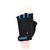 Перчатки для фитнеса MadMax MFG-251 Rainbow Turquoise XS (MFG-251-TRQ_XS), Размер: XS, Цвет: Чёрный/Голубой, изображение 2
