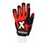 Перчатки для фитнеса MadMax MXG-101 X Gloves Black/Grey/Red M (MXG-101-RED_M), Размер: M, изображение 2