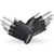 Перчатки для фитнеса MadMax MFG-251 Rainbow Grey L (MFG-251-GREY_L), Размер: L, Цвет: Чёрный/Серый