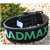 Пояс для важкої атлетики MadMax MFB-301 Suede Single Prong шкіряний Black/Green XXL (MFB-301_XXL), Розмір: XXL, зображення 2