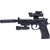 Игрушечный свето-звуковой пистолет ZIPP Toys Beretta 92FS Черный (813B), изображение 2