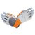 Перчатки для фитнеса MadMax MFG-850 Crazy Grey/Orange XL (MFG-850_XL), Размер: XL