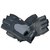 Перчатки для фитнеса MadMax MFG-820 MTi82 Black/Cool grey M (MFG-820_M), Размер: M