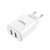Зарядний пристрій Hoco Lightning cable Victoria C62A 2USB, 2.1А White (000001962), зображення 5