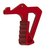 Увеличенная лапка заряжания для рукоятки SI красная (SI-AR-LATCH-RED), Цвет : Красный