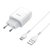 Зарядний пристрій Hoco Micro USB Cable Glorious C72A 1USB, 2.1A White (000003940), зображення 4