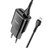 Зарядное устройство Hoco Lightning Cable Star round dual Port charger set C88A 2USB, 2.4A Black (000007950), Цвет: Black, изображение 2
