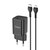 Зарядное устройство Hoco Type-C to Lightning cable Rigorous charger set N19 Type-C, 25W, 3A, QC/PD Black (000007846), Цвет: Black, изображение 3