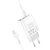 Зарядний пристрій Hoco Lightning cable Easy charge digital display charger set C93A 3USB, 3.4A White (000008523), зображення 3