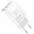 Зарядний пристрій Hoco Lightning cable Easy charge digital display charger set C93A 3USB, 3.4A White (000008523)