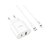 Зарядное устройство Hoco Type-C to Lightning Cable Lineal C95A 1USB/1Type-C, PD/QC, 20W/3A White (000007952), изображение 2