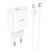 Зарядний пристрій Hoco Type-C to Lightning Cable Metro single port charger set C94A 1Type-C, 20W/3A, PD/QC White (000008527), зображення 2