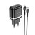 Зарядний пристрій Hoco Type-C to Lightning Cable Victorious single port charger set N24 1Type-C, 20W/3A, PD/QC Black (000008531), Колір: Black, зображення 2