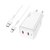 Зарядное устройство Hoco Type-c to Lightning Cable Astral N23 2Type-C, 45W/3A, PD/QC White (000008746), изображение 7