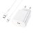 Зарядний пристрій Hoco Type-C to Lightning Cable Jetta charger set N22 Type-C, 25W/3A, PD White (000008834), зображення 3