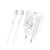 Зарядное устройство Hoco Type-C to Type-C Cable Jetta charger set N22 Type-C, 25W/3A, PD White (000008835), изображение 4