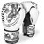 Боксерские перчатки Phantom Muay Thai White 12 унций (PHBG2495-12), Вес: 12 унций, Цвет: Белый