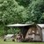 Намет з навісом Naturehike Village CNK2300ZP022, коричневий малий (6976023920172), зображення 4