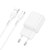 Зарядное устройство Hoco Type-C Cable single port charger set C96A 1USB, 2.1A White (000008941), Цвет: White, изображение 3