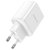 Зарядний пристрій  Borofone Type-C to Lightning Cable Reacher dual Port charger set BN9 2Type-C, 35W/3A, PD/QC White (000009206), зображення 3