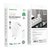 Зарядний пристрій Borofone Type-C to Type-C cable Reacher dual Port charger set BN9 2Type-C, 35W/3A, PD/QC White (000009207), зображення 11