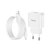 Зарядное устройство Hoco Lightning Cable Leisure single port charger C106A 1USB, 10.5W/2.1A White (000009185), изображение 3