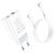 Зарядний пристрій Hoco Type-C to Lightning charger set C97A 1USB/1Type-C, 20W/3A, QC/PD White (000009181), зображення 5