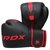 Боксерские перчатки RDX F6 Kara Matte Red 12 унц (BGR-F6MR-12OZ), Вес: 12 унций, Цвет: Чёрный/Красный, изображение 3