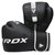 Боксерские перчатки RDX F6 Kara Matte White 12 унц (BGR-F6MW-12OZ), Вес: 12 унций, Цвет: Черный/Белый, изображение 5