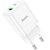 Зарядное устройство Hoco Type-C to Type-C Cable founder charger set N28 1USB/1Type-C, 20W/3A, PD/QC White (000009417), Цвет: White