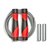 Скакалка Reebok Premium Skipping Rope чорний/червоний 2.8 м (RARP-12021)