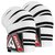 Бинты для колен RDX K1 GYM Knee Wraps White/Black Plus (WAH-K1W+), Цвет: Чёрный/Белый
