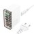 Зарядное устройство Hoco Fuerza six-port charger N36 3USB/3Type-C, 65W/3A, PD/QC Transparent/Black (000010353), изображение 3