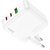 Зарядное устройство Hoco Header three-port C115A 1USB/2Type-C, 65W/3A, PD/QC White (000009984), изображение 2