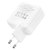 Зарядное устройство Hoco Header three-port C115A 1USB/2Type-C, 65W/3A, PD/QC White (000009984), изображение 4