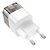 Зарядний пристрій Hoco Type-C to Type-C cable Platinum dual-port C131A 1USB/1Type-C, 30W/3A, PD/QC Transparent/Black (000010324), Колір: Black, зображення 2