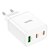 Зарядний пристрій Hoco Type-C to Lightning Cabel Start three-port charger N33 1USB/2Type-C, PD/QC, 35W/3A White (000009807), зображення 2