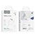 Зарядний пристрій Hoco Type-C to Lightning Cable Lucky dual-port charger set C111A 1USB/1Type-C, 30W/3A, PD/QC White (000009297), зображення 5
