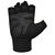 Перчатки для зала RDX W1 Half Black Plus M (WGA-W1HB-M+), Размер: M, Цвет: Чёрный, изображение 3