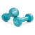 Гантели PowerPlay 4103 виниловые 2*0,5 кг голубые (PP_4103_2*0,5kg), Вес: 2х0.5 кг, Цвет: Голубой