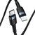 Кабель Baseus Cafule Type-C to Lightning 18W/PD, 1m CATLKLF-G1 Black (000004013), изображение 2