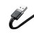 Кабель Baseus Lightning Cafule 3m, 2A CALKLF-RG1 Black-Grey (000005093), зображення 5