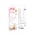 Кабель Hoco Lightning Crystal color silicone charging data cable X97 1m, 2.4A Pink (000009585), изображение 2