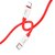 Кабель Hoco Type-C to Lightning Magic silicone PD charging data cable X87 1m, 3A, 20W Red (000009323), Колір: Red, зображення 2